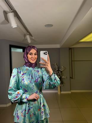JAMİLA SARAH LİVA KAT KAT ELBİSE