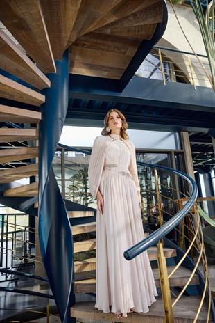 JAMİLA SARAH NOCTURNA ŞİFON ELBİSE