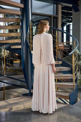 JAMİLA SARAH NOCTURNA ŞİFON ELBİSE