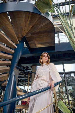 JAMİLA SARAH NOCTURNA ŞİFON ELBİSE