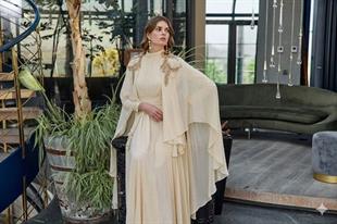 JAMİLA SARAH ŞİFON ASMINA UÇUŞ UÇUŞ ELBİSE