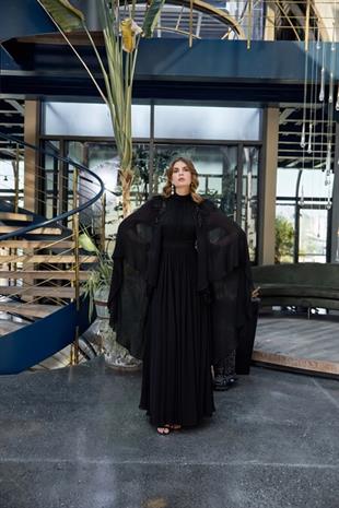 JAMİLA SARAH ŞİFON ASMINA UÇUŞ UÇUŞ ELBİSE