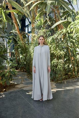 JAMİLA SARAH ŞİFON BOYDAN TAŞLI REA ELBİSE