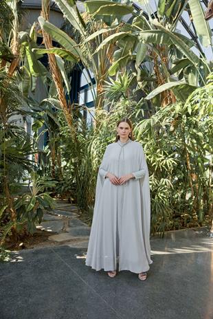 JAMİLA SARAH ŞİFON BOYDAN TAŞLI REA ELBİSE