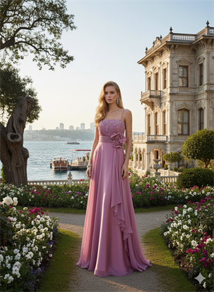 KATRE ŞİFON ABİYE ELBİSE