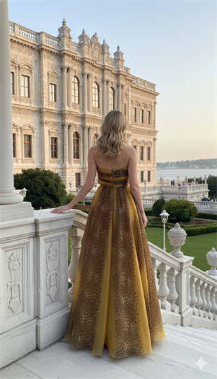 KATRE ŞİFON ABİYE ELBİSE