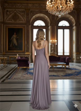 KATRE ŞİFON ABİYE ELBİSE