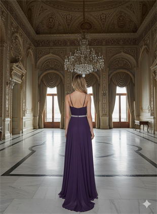 KATRE ŞİFON ABİYE ELBİSE