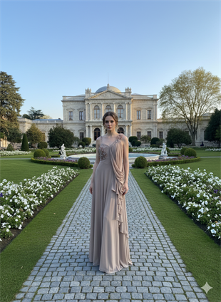 KATRE ŞİFON ABİYE ELBİSE