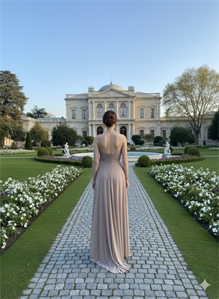 KATRE ŞİFON ABİYE ELBİSE