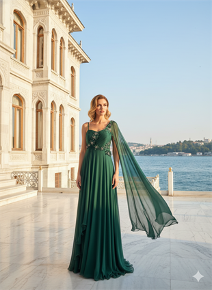 KATRE ŞİFON ABİYE ELBİSE