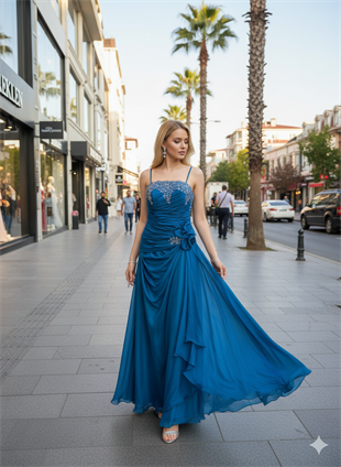 KATRE ŞİFON ABİYE ELBİSE