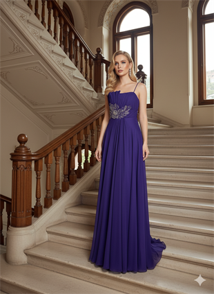 KATRE ŞİFON ABİYE ELBİSE