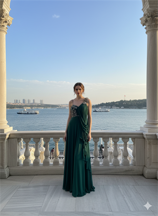 KATRE ŞİFON ABİYE ELBİSE