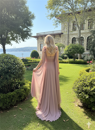 KATRE ŞİFON ABİYE ELBİSE