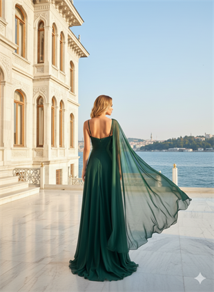 KATRE ŞİFON ABİYE ELBİSE