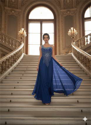 KATRE ŞİFON ABİYE ELBİSE