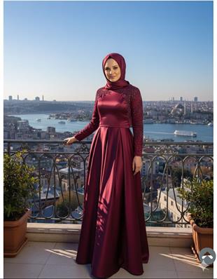 KENZEL BÜYÜK BEDEN ABİYE ELBİSE