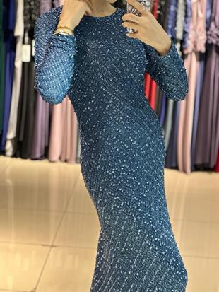 KENZEL PUL PAYET ELBİSE