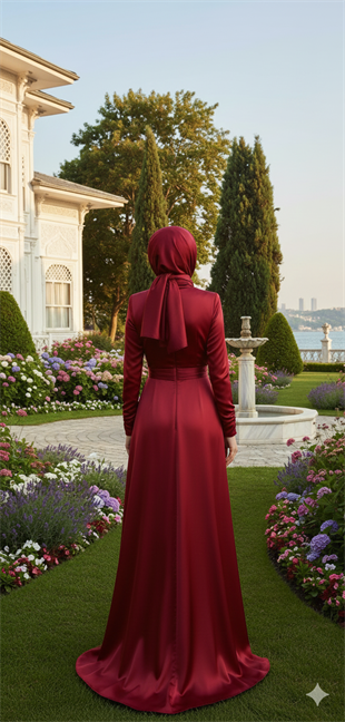 KENZEL SATEN ABİYE ELBİSE