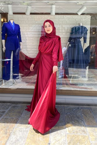 KENZEL SATEN ABİYE ELBİSE