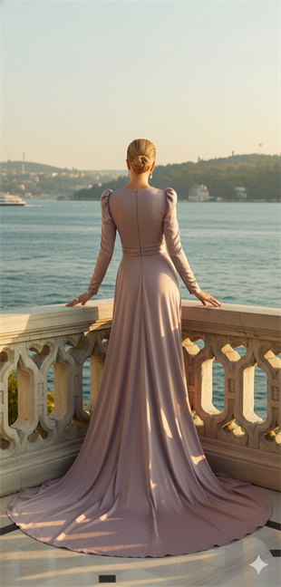 KENZEL SATEN ABİYE ELBİSE