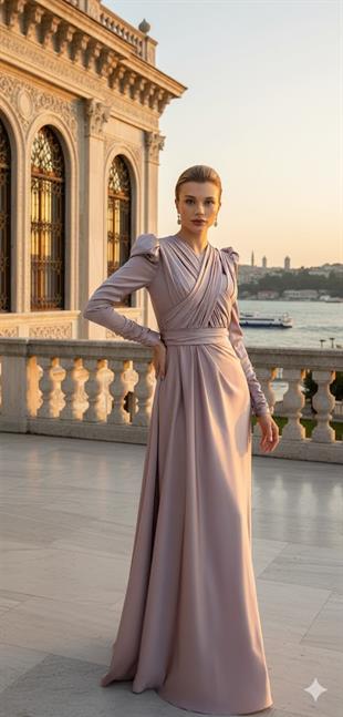 KENZEL SATEN ABİYE ELBİSE