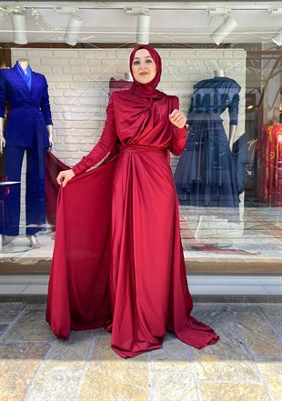 KENZEL SATEN ABİYE ELBİSE