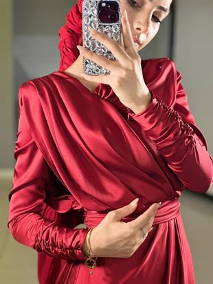 KENZEL SATEN ABİYE ELBİSE