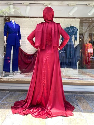 KENZEL SATEN ABİYE ELBİSE