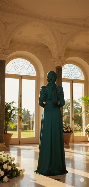 KENZEL SATEN ABİYE ELBİSE