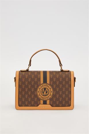 Levidor LOGOLU MONOGRAM DESEN EL ÇANTASI