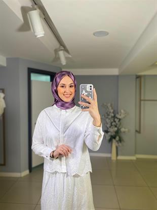 Merwe by moodbasic BRODE TAŞLI BLUZ