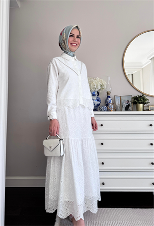 Merwe by moodbasic BRODE TAŞLI BLUZ