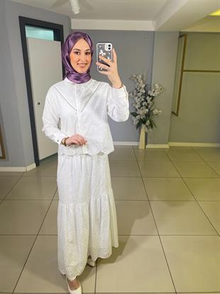 Merwe by moodbasic BRODE TAŞLI BLUZ