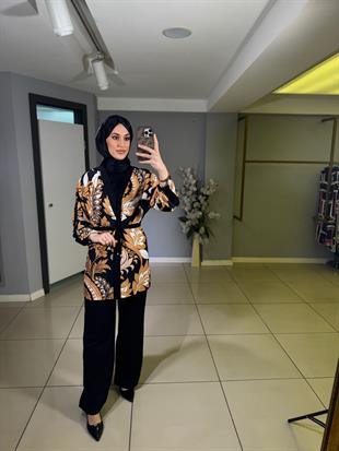 MİARUJ AYROBİN KUMAŞ BELİ LASTİKLİ PANTOLON