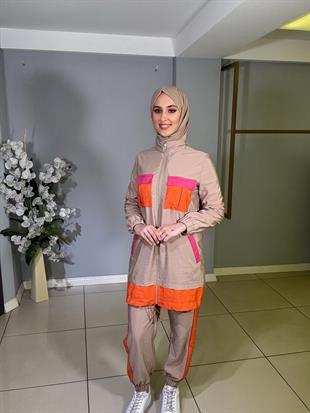 MİARUJ RENKLİ CEPLİ TRENHCOAT