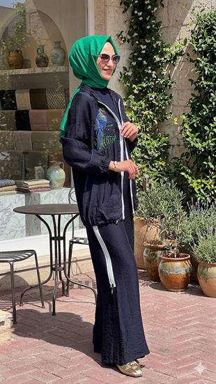 MİARUJ ŞİFON BOL PAÇA PANT