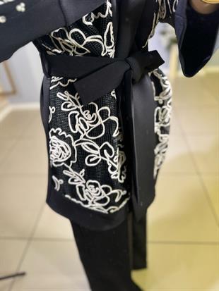 MİARUJ YANDAN CEPLİ DOUBLE KREP KUMAŞ BOL PAÇA PANTOLON