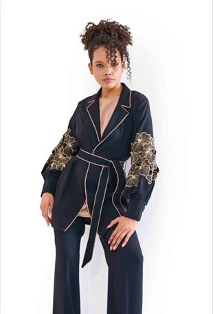 MİARUJ YANI BİYELİ KREP PANTOLON