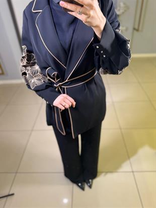 MİARUJ YANI BİYELİ KREP PANTOLON