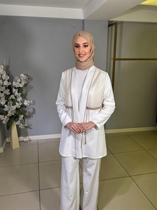 MİARUJ YANI FİLE BİYELİ PANTOLON