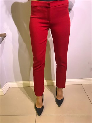 MİMYA  PANTOLON- KIRMIZI