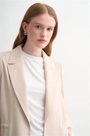 MOODBASIC BELİ BÜZGÜLÜ ÖRME CEKETLİ TAKIM