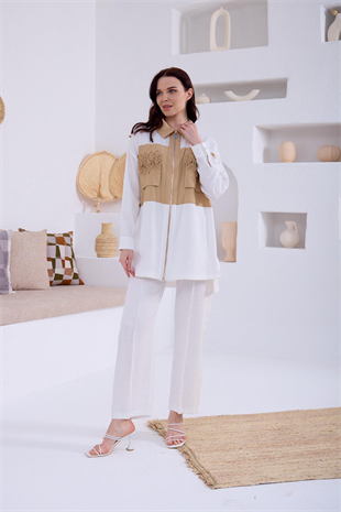 MOODBASİC CEP KAPAĞI LAZER KESİMLİ TAKIM