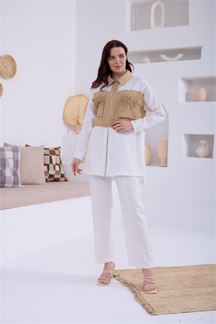 MOODBASİC CEP KAPAĞI LAZER KESİMLİ TAKIM