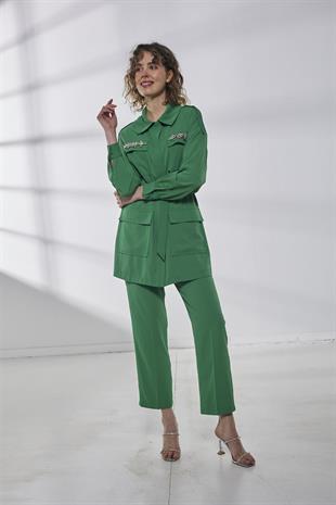 MOODBASIC CEPLERİ TAŞ İŞLEMELİ KREP TAKIM