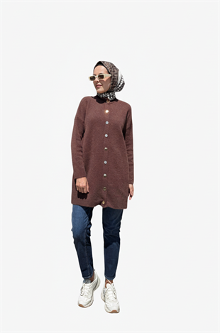 MOODBASIC ÇITÇITLI DİK YAKA YUMOŞ HIRKA