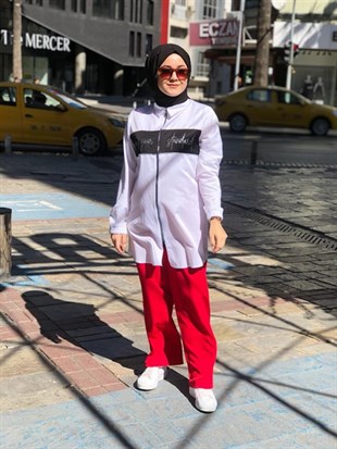 MOODBASİC BOL PAÇA KREP KUMAŞ PANTOLON