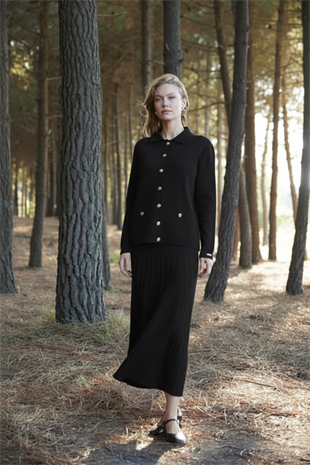 MOODBASIC ETEKLİ DÜĞMELİ TRİKO TAKIM